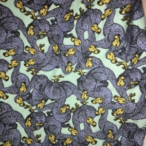 Lularoe OS Dodo Bird Leggings